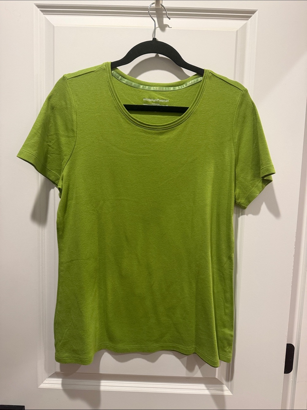 Westbound Woman Lime Green Short Sleeve Crewneck Tee